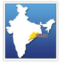 La regione indiana dell'Orissa